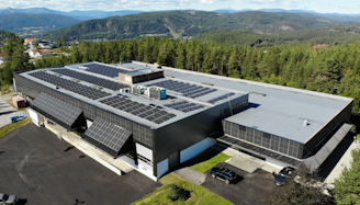 Høgås næringspark Bra for folk Energima ventilasjon kjøling prosjekt entreprise solceller industri smartbygg overvåkning Energima Gruppen ren luft solenergi lagring